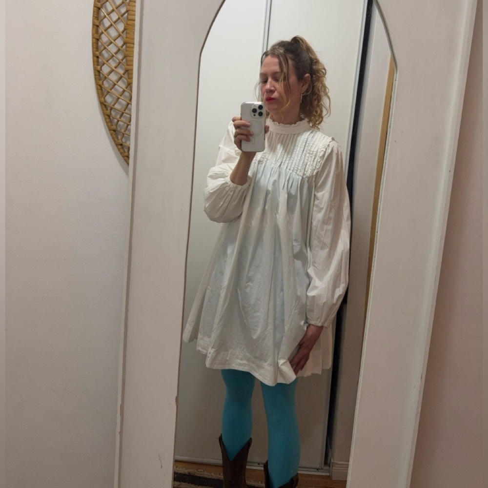 Ganni White dress
